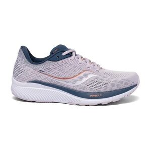 Saucony Guide 14 Women's Athletic Running Shoes in Lilac and Navy